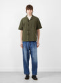 The SS Mugwasher Noragi Shirt from TDR comes in khaki at Couverture & The Garbstore
model 