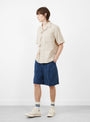 The SS Dobby Cloth Noragi Shirt Aran from TDR at Couverture & The Garbstore 
model 