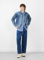 Type 1 Hemp Denim Jacket Repair from TDR at Couverture & The Garbstore
model front 