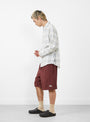  Beach Plaid Shirt in Off White from Stüssy at Couverture & The Garbstore 
Side 