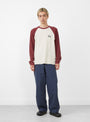 Field Pant in Olive Green from Stüssy at Couverture & The Garbstore 
model 