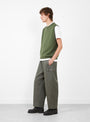 Kendrew Vest in Moss from TDR at Couverture & The Garbstore Model Side