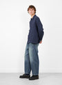 The Noragi Jacket Navy from TDR at Couverture & The Garbstore 
Model Side
