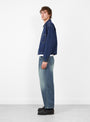 The Hemp Denim Jean Used Repair from TDR at Couverture & The Garbstore Model Side