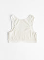 Freya Yoga Bra Natural White by Elliot Organics at Couverture & The Garbstore
Back View