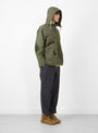 Trek Jacket Olive by TDR at Couverture and The Garbstore Model Side