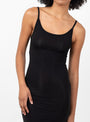 Slip Dress Black by Baserange | Couverture & The Garbstore 
detail 