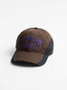 The LP Service Mesh Strapback Cap from Stüssy comes in Brown at couverture & The Garbstore
front 
