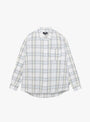  Beach Plaid Shirt in Off White from Stüssy at Couverture & The Garbstore 
Front 
