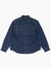 The Work Shirt from Stüssy comes in Dark Denim at Couverture & The garbstore
front 