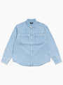The Work Shirt from Stüssy comes in Light Denim at Couverture & The Garbstore
front 