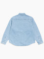 The Work Shirt from Stüssy comes in Light Denim at Couverture & The Garbstore back 