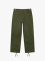 Field Pant in Olive Green from Stüssy at Couverture & The Garbstore 
Back