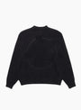 The Tonal Mock Neck Sweater from Stüssy arrives in Black at Couverture & The Garbstore
back