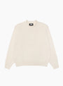 The Tonal Mock Neck Sweater from Stüssy arrives in Natural at Couverture & The Garbstore
front 