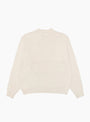 The Tonal Mock Neck Sweater from Stüssy arrives in Natural at Couverture & The Garbstore
back