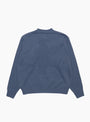 The Tonal Mock Neck Sweater from Stüssy in Washed Blue at Couverture & The Garbstore back