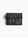 Capsule Wallet w/ Flap Black