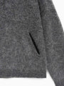 Essence Mohair Mixed Knit Top Dark Grey from Hiking Patrol at Couverture & The Garbstore 
pocket 