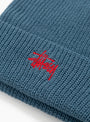 The Basic Cuff Beanie from Stüssy comes in Slate Blue at Couverture & The Garbstore
detail