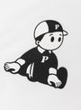 Boy Logo T-shirt White by Pawa Speed Sports at Couverture & The Garbstore Close Up