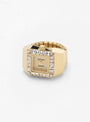 R Breda x Dalmata Time Ring Gold from BREDA at Couverture & The Garbstore
front 