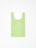 Baby Baggu Tote Bag Mint Green Pixel Gingham by BAGGU | Couverture & The Garbstore