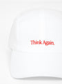 NEWYOURS Think Again Jet Cap White by SOFTHYPHEN | Couverture & The Garbstore