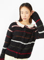 Yana Cardigan Black Stripe by AYNI | Couverture & The Garbstore