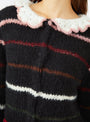 Yana Cardigan Black Stripe by AYNI | Couverture & The Garbstore
