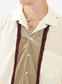 Chambray Velour Shirt Beige by TOGA VIRILIS | Couverture & The Garbstore