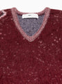 Jacquard Sweater Dark Red by TOGA VIRILIS | Couverture & The Garbstore