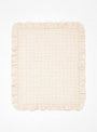 Vanukas Tea Towel Off White & Orange Check by Projektityyny | Couverture & The Garbstore
