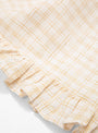 Vanukas Tea Towel Off White & Orange Check by Projektityyny | Couverture & The Garbstore