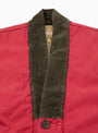 Dotera Canvas Vest Pink & Red by Kapital | Couverture & The Garbstore