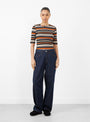 Silver Jeans Indigo From YMC at Couverture & The Garbstore model front 