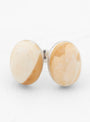 Open Pale Agate Silver Ring At Couverture & The Garbstore By Helena Rohner Close up Shot