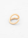 Small Link Gold-Plated Ear Cuff At Couverture & The Garbstore By Helena Rohner Rear profile
