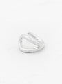 Small Link Silver Ear Cuff At Couverture & The Garbstore By Helena Rohner Front Shot
