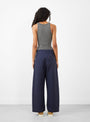 Post Pant Navy & Off White