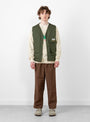 Life Vest Olive At Couverture & The Garbstore By Garbstore Model Shot