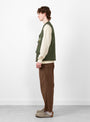 Life Vest Olive At Couverture & The Garbstore By Garbstore Rear Side Model Shot