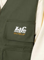 Life Vest Olive At Couverture & The Garbstore By Garbstore Close up Shot 2