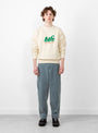 Staple Pants Blue At Couverture & The Garbstore By Home Party Model Shot
