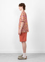 Home Party Shorts Brick Red At Couverture & The Garbstore By Home Party Model Shot Side view