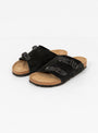 Zurich Tech Sandals Black At Couverture & The Garbstore By Birkenstock Front Shot