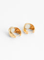 Rolling Stone Green Amethyst Gold Earrings Annika inez