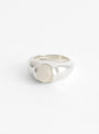 Rolling Stone Frost Quartz Silver Ring At Couverture And The Garbstore Front Shot