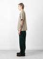 Embroidered Western Shirt Beige At Couverture & The Garbstore By TOGA VIRILIS Model Shot Side view