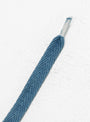 TRAVIS Shoelaces Light Indigo At Couverture & The Garbstore By Vincent Shoelace Close up Shot